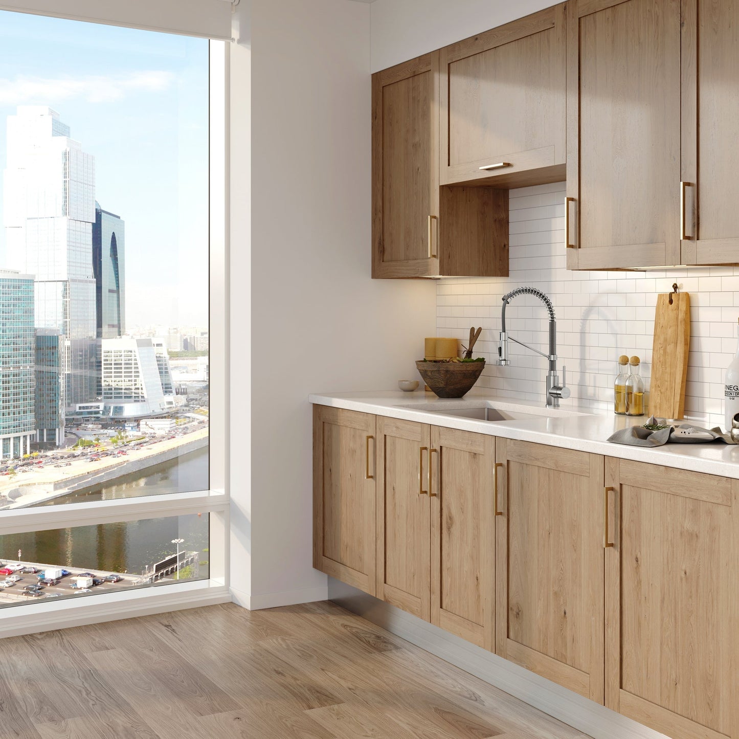 KRAUS 28" Undermount 16 Gauge Single Bowl Stainless Steel Small Radius Kitchen Sink - KHU100-28