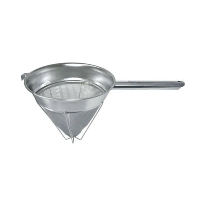 CAC China Bouillon/Chinois Strainer Reinforced SS 10" Case of 12 Pcs - KUSN-10X