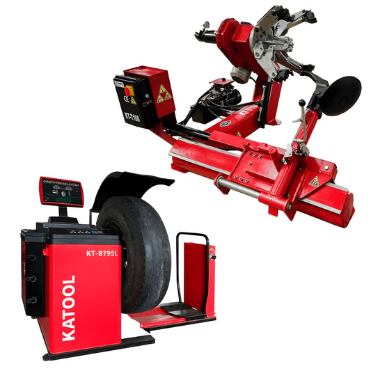 Katool KT-T160 Tire Changer & Wheel Balancer KT-B795L Combo - KT-T160 + KT-B795L