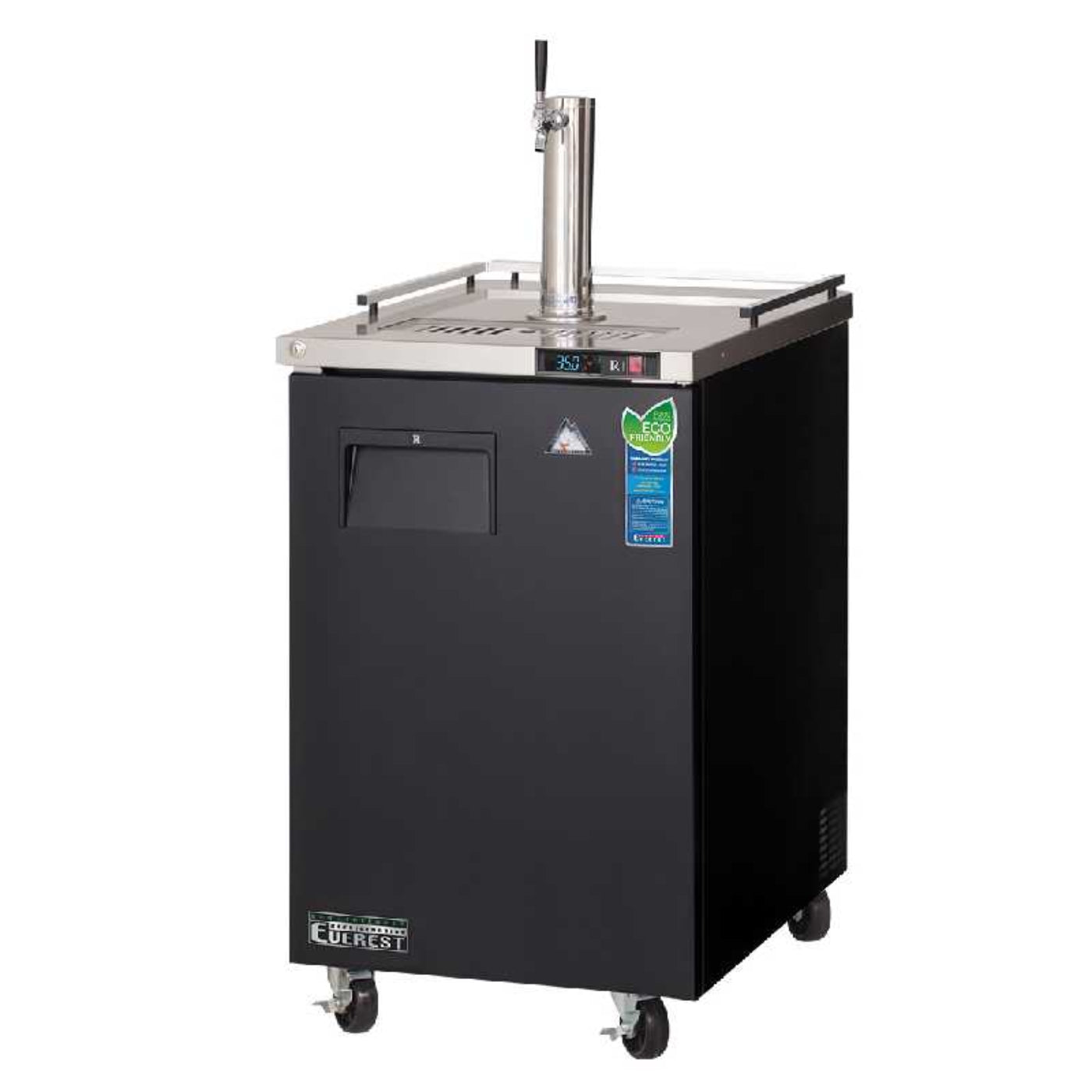 Everest Commercial 23" Direct Draw Keg Refrigerator Cooler Beer Dispenser 1 1/2 barrel - EBD1