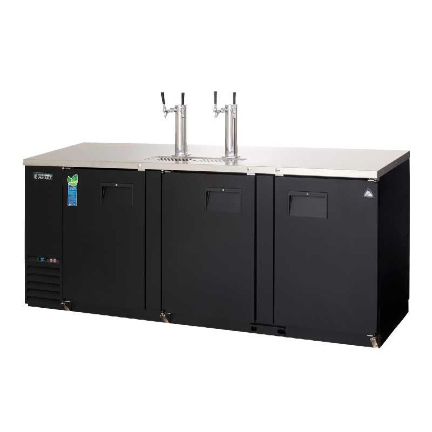 Everest Commercial 89" Keg Refrigerator Direct Draw Cooler Beer Dispenser - EBD4-24