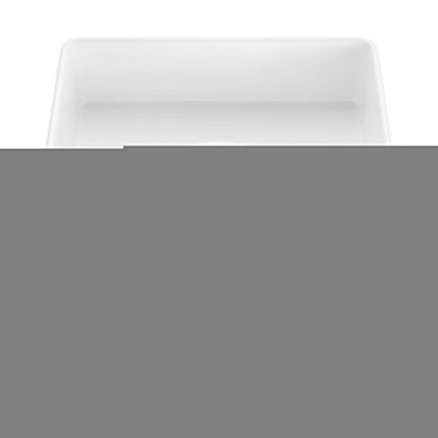 Kibi 30" x 20" x 10" Pure Series Glossy White Single Bowl Fireclay Farmhouse Sink With Curved Apron Front - K2-SF30C