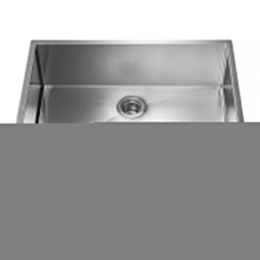 Kibi 32 3/4" x 19" x 10" Handcrafted Undermount Single Bowl Stainless Steel Kitchen Sink With Satin Finish - K1-S33