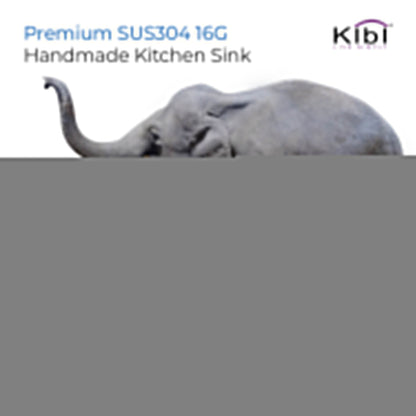 Kibi 36" x 22" x 10" Handcrafted Double Bowl Farmhouse Apron Kitchen Sink With Satin Finish - K1-DF36