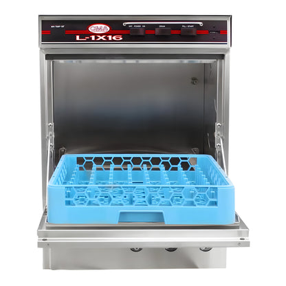 CMA Dishmachine L-1X16 Low Temperature Undercounter Dishwasher with Heater, 1 Phase, 115V, 60Hz, 1 HP