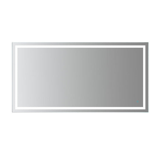 Arpella - Luci 70x36 Inch LED Mirror with Memory Dimmer and Defogger - LEDAM7036