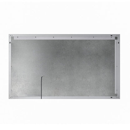 Arpella - Moderna 60x36 inch LED Mirror with built in 3x Magnifying Mirror, Memory Dimmer and Defogger - LEDBM6036