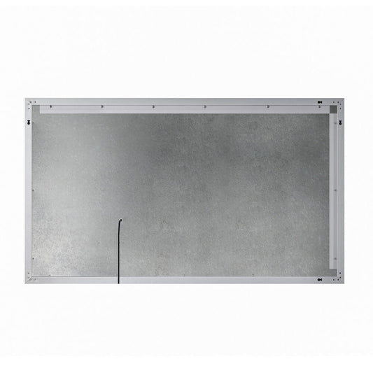 Arpella - Moderna 60x36 inch LED Mirror with built in 3x Magnifying Mirror, Memory Dimmer and Defogger - LEDBM6036