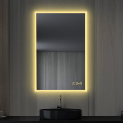 Blossom Beta 24″x36″ LED Mirror with Frosted Sides - LED M2 2436