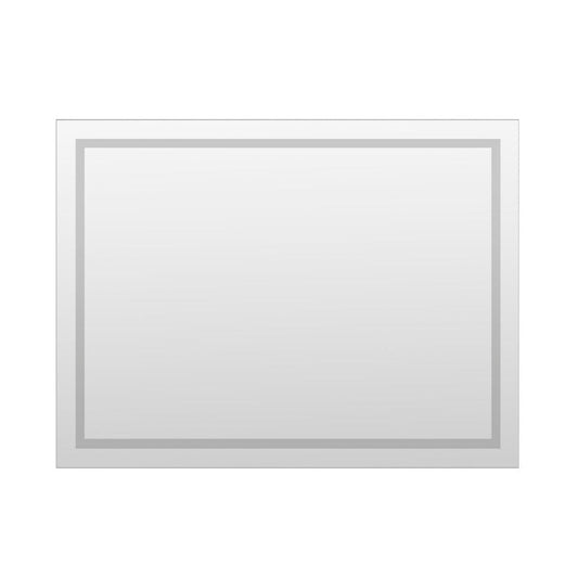 Arpella - Miramar 48x36 Lighted Mirror with Dimmer and Defogger, Wall Switch Direct - LEDWSM4836