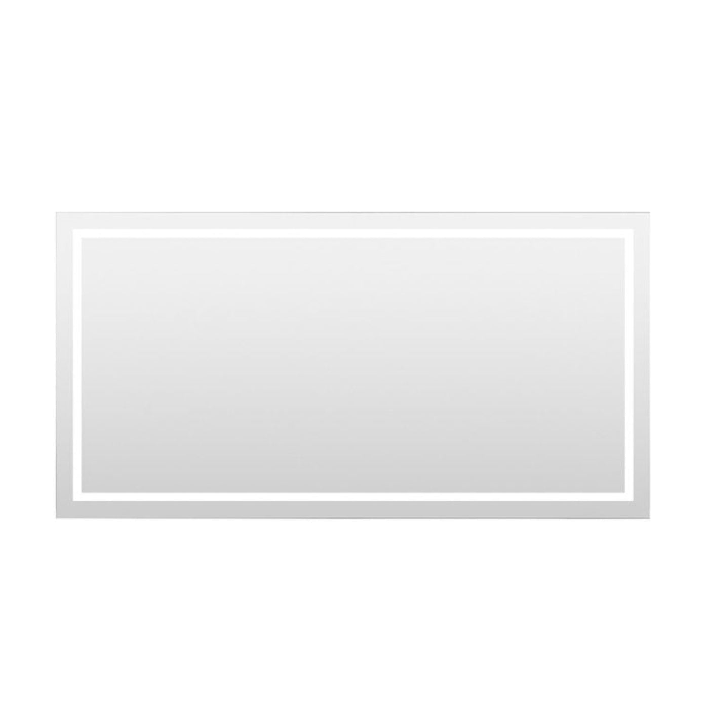 Arpella - Miramar 70x36 Lighted Mirror with Dimmer and Defogger, Wall Switch Direct - LEDWSM7036