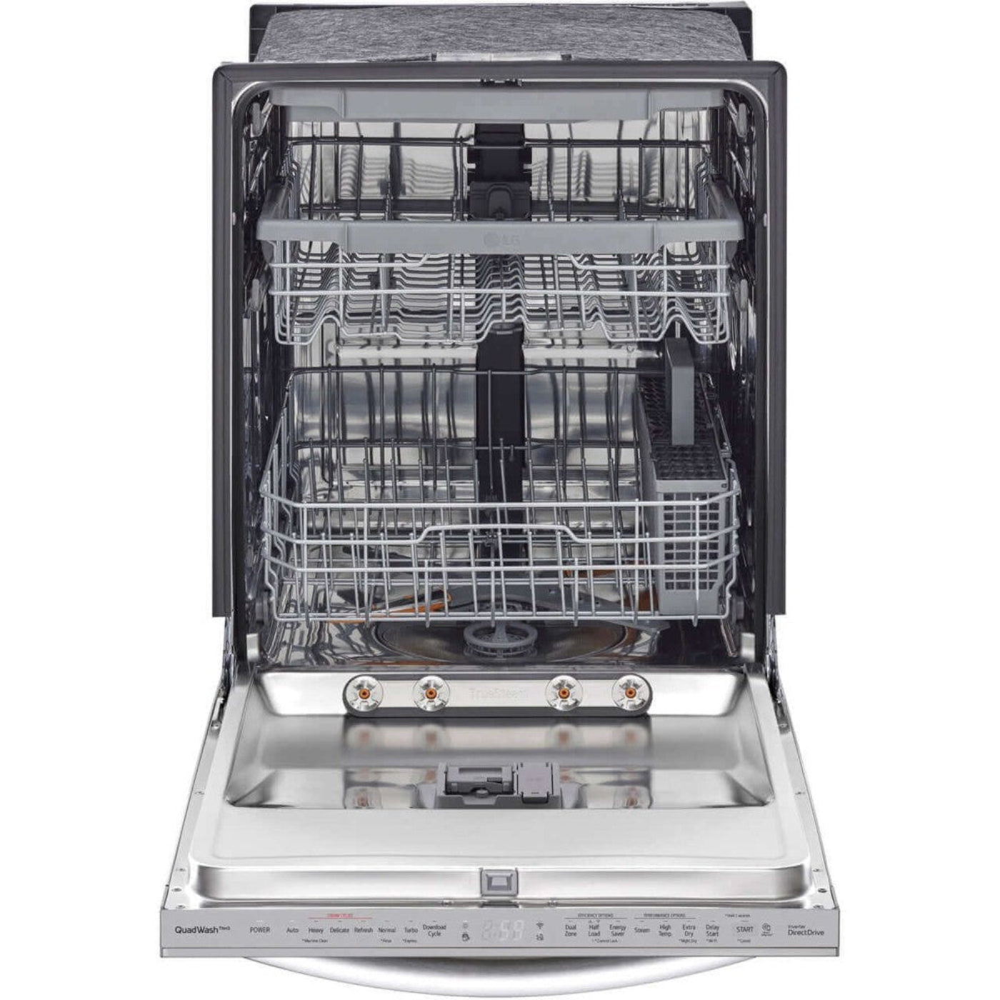 LG 24 in. Top Control Wi-Fi Enabled Dishwasher with TrueSteam and 3rd Rack (LDTS5552S)