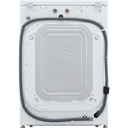 LG 27 In. 4.5-Cu. Ft. Front Load Washer with Steam Technology in White (WM4000HWA)