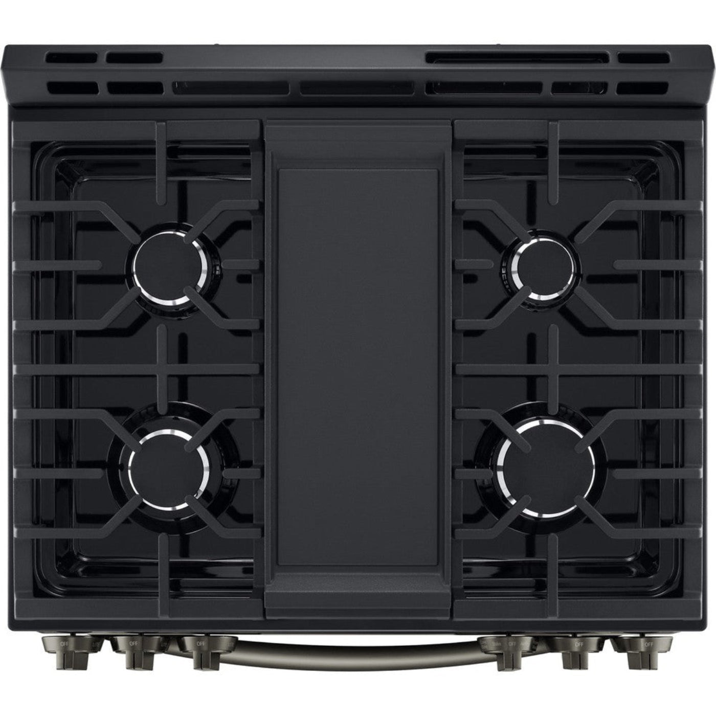 LG 30 in. 5.8 Cu Ft. Smart Wi-Fi Enabled Fan Convection Gas Slide-in Range with Air Fry & EasyClean (LSGL5833D)