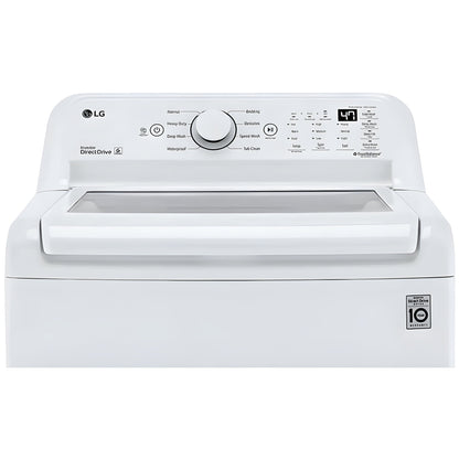 LG 4.3 cu. ft. Ultra Large Capacity Top Load Washer with 4-Way Agitator and TurboDrum Technology (WT7005CW)