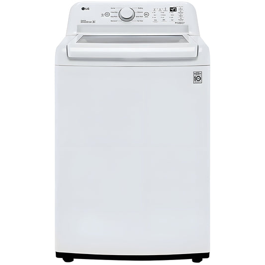 LG 4.3 cu. ft. Ultra Large Capacity Top Load Washer with 4-Way Agitator and TurboDrum Technology (WT7005CW)