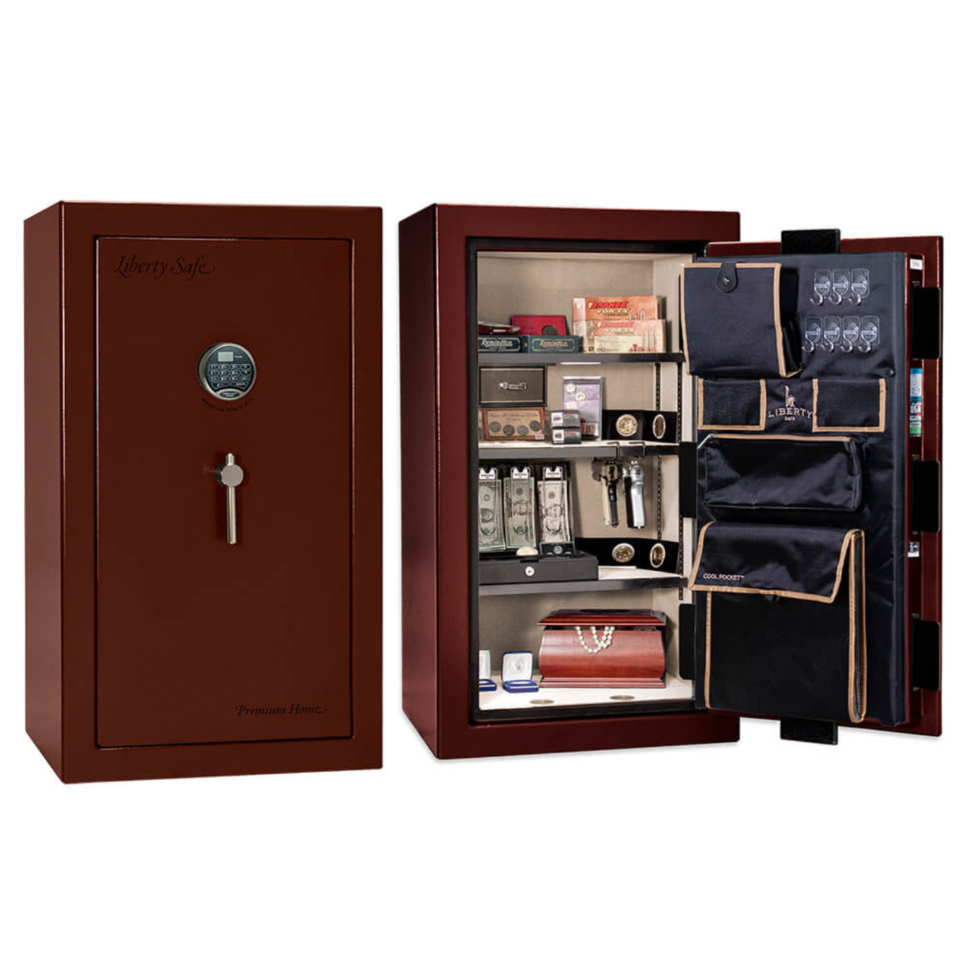 Liberty Safe Liberty Premium 12 Home Safe LP12 Made in USA - LIB Home LP-12 Gray Marble