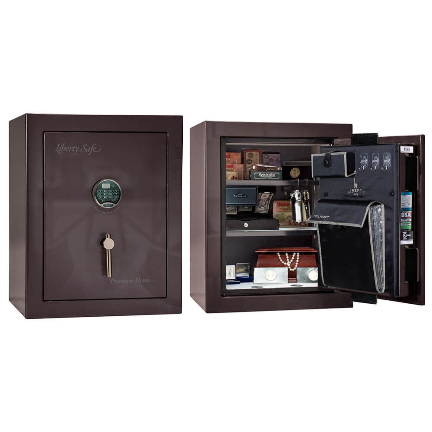 Liberty Safe Liberty Premium 8 Home Safe LP08 Made in USA - LIB Home LP-08 Gray Marble