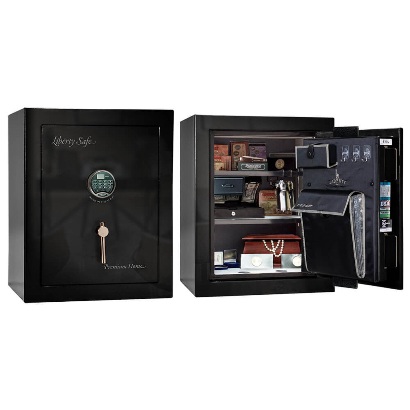 Liberty Safe Liberty Premium 8 Home Safe LP08 Made in USA - LIB Home LP-08 Gray Marble