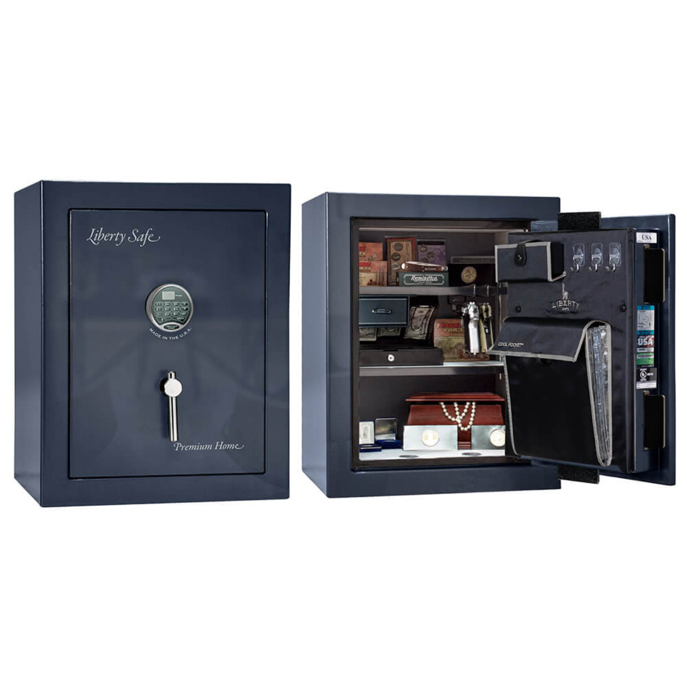 Liberty Safe Liberty Premium 8 Home Safe LP08 Made in USA - LIB Home LP-08 Gray Marble