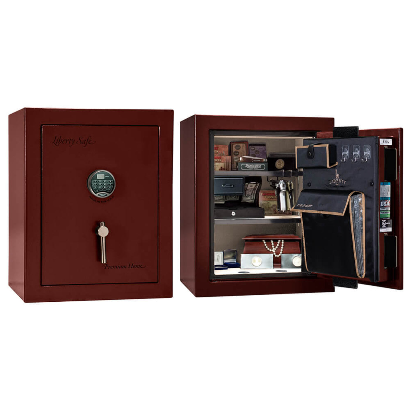 Liberty Safe Liberty Premium 8 Home Safe LP08 Made in USA - LIB Home LP-08 Gray Marble