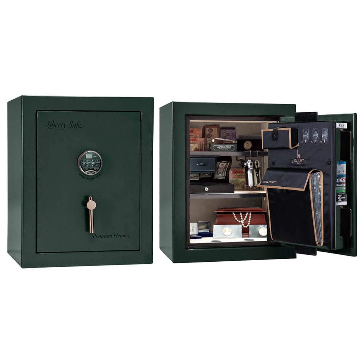 Liberty Safe Liberty Premium 8 Home Safe LP08 Made in USA - LIB Home LP-08 Gray Marble