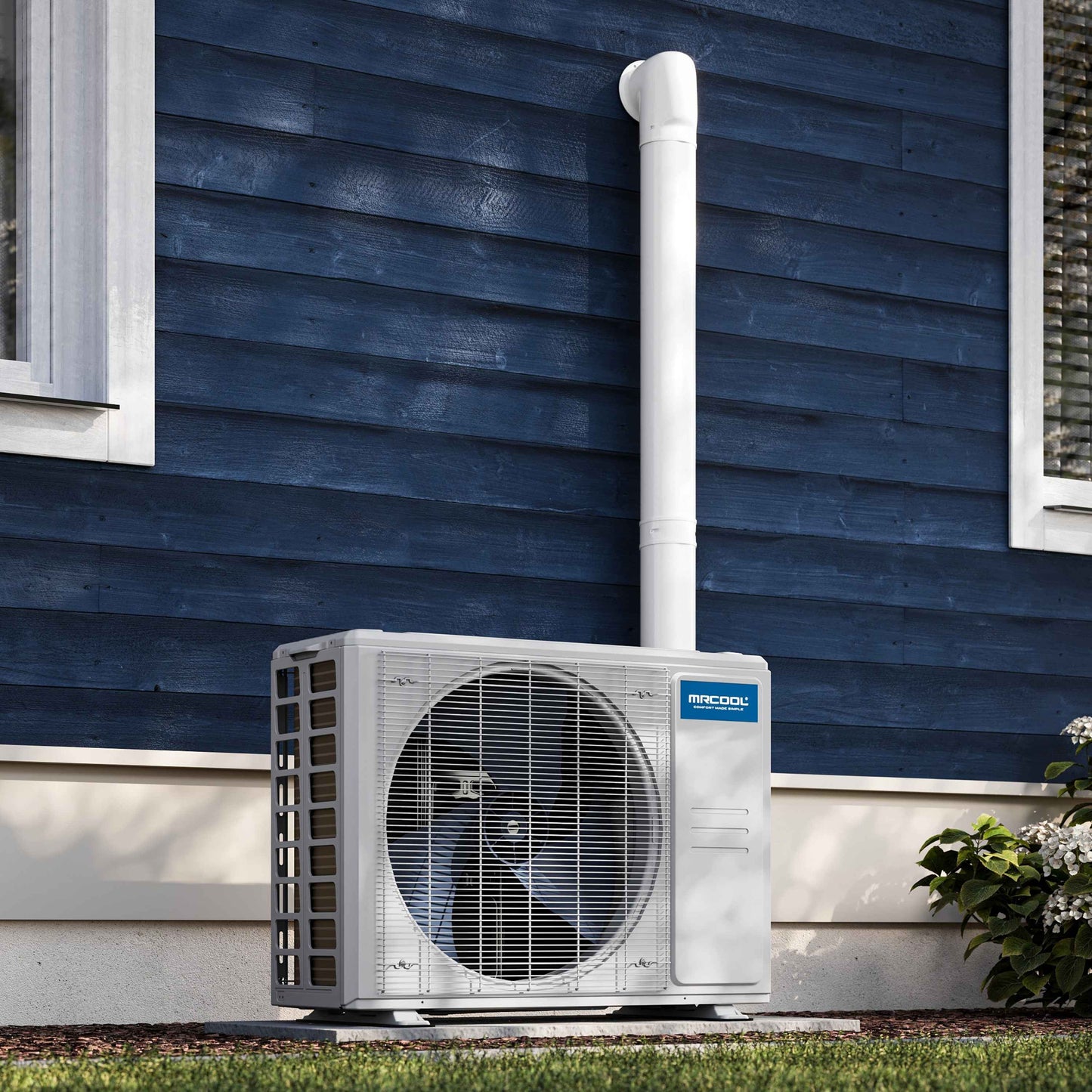 MRCOOL DIY 5th Gen Mini Split - 4-Zone 36,000 BTU Ductless Air Conditioner and Heat Pump Condenser with 12K + 12K + 9K + 9K Wall Mount Air Handlers - DIY5-4Z-36HP-12K12K9K9K