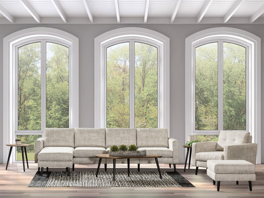 QW Amish Serene Flat Arm Sofa - 103J-12-SS-FA