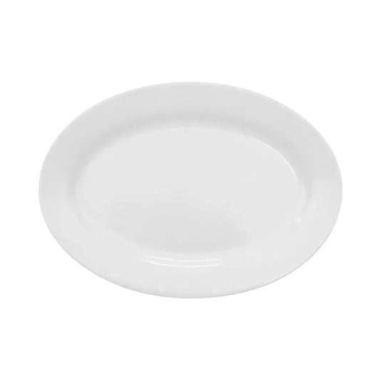 CAC China Oval Platter 13" Case of 12 Pcs - MAJ-14