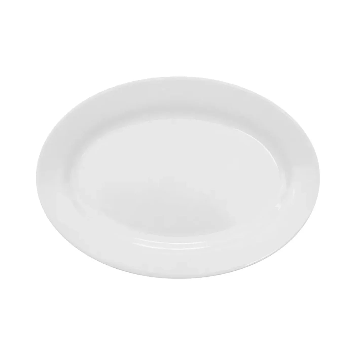 CAC China Oval Platter 13" Case of 12 Pcs - MAJ-14