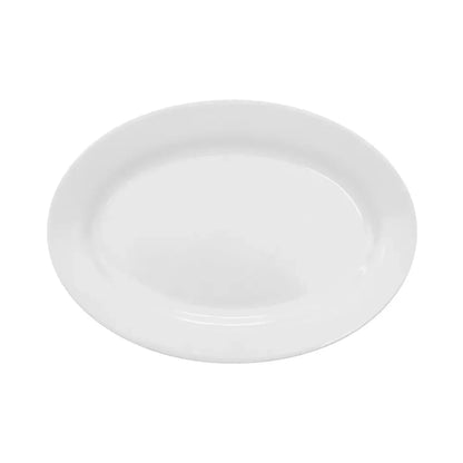 CAC China Oval Platter 13" Case of 12 Pcs - MAJ-14