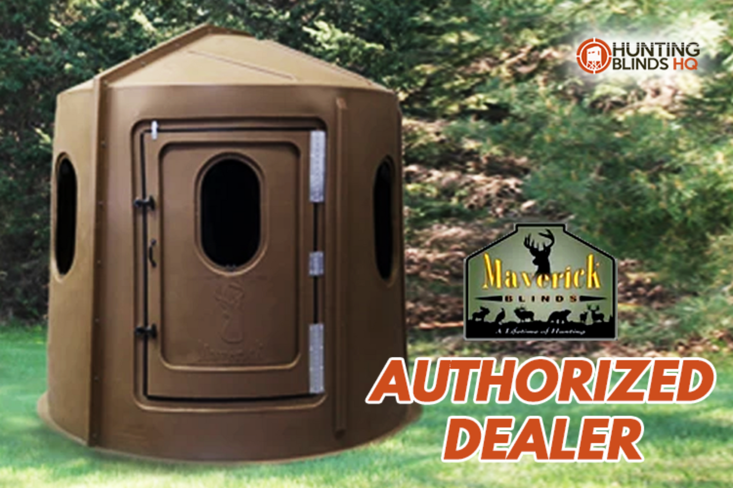 Maverick 5-Shooter GX Deer Blind in Green with Tinted Windows - 00239