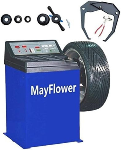 Mayflower Tools Tire Changer 1.5 HP and Wheel Balancer Combo New - 560+680