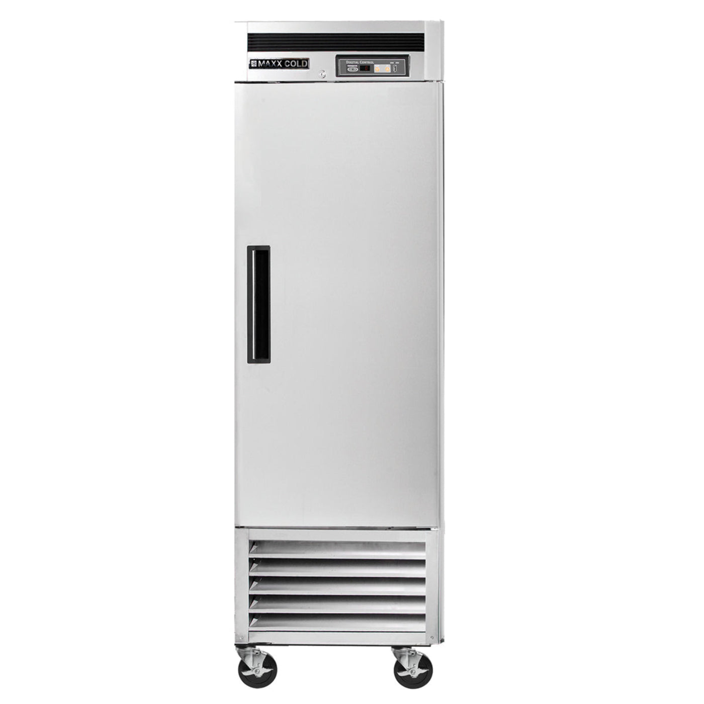 Maxx Cold Single Door Reach-In Freezer, Bottom Mount, 23 cu. ft., Energy Star, Stainless Steel - MCF-23FDHC