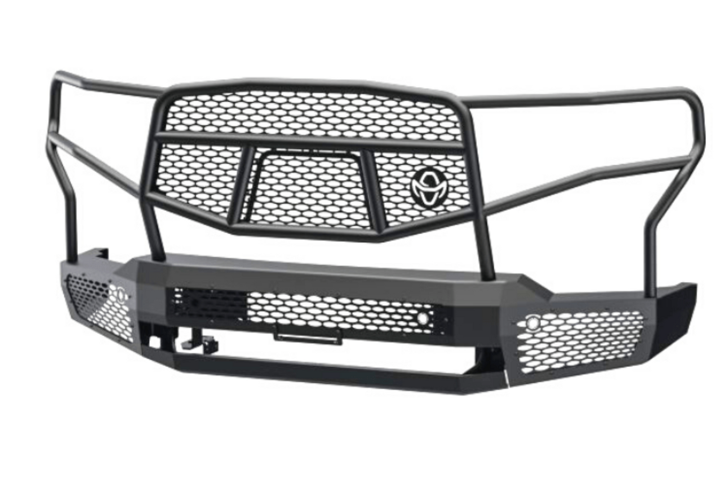 Ranch Hand MFC201BM1 2020-2023 Chevy Silverado 2500/3500 Midnight Series Front Bumper With Grille Guard - MFC201BM1