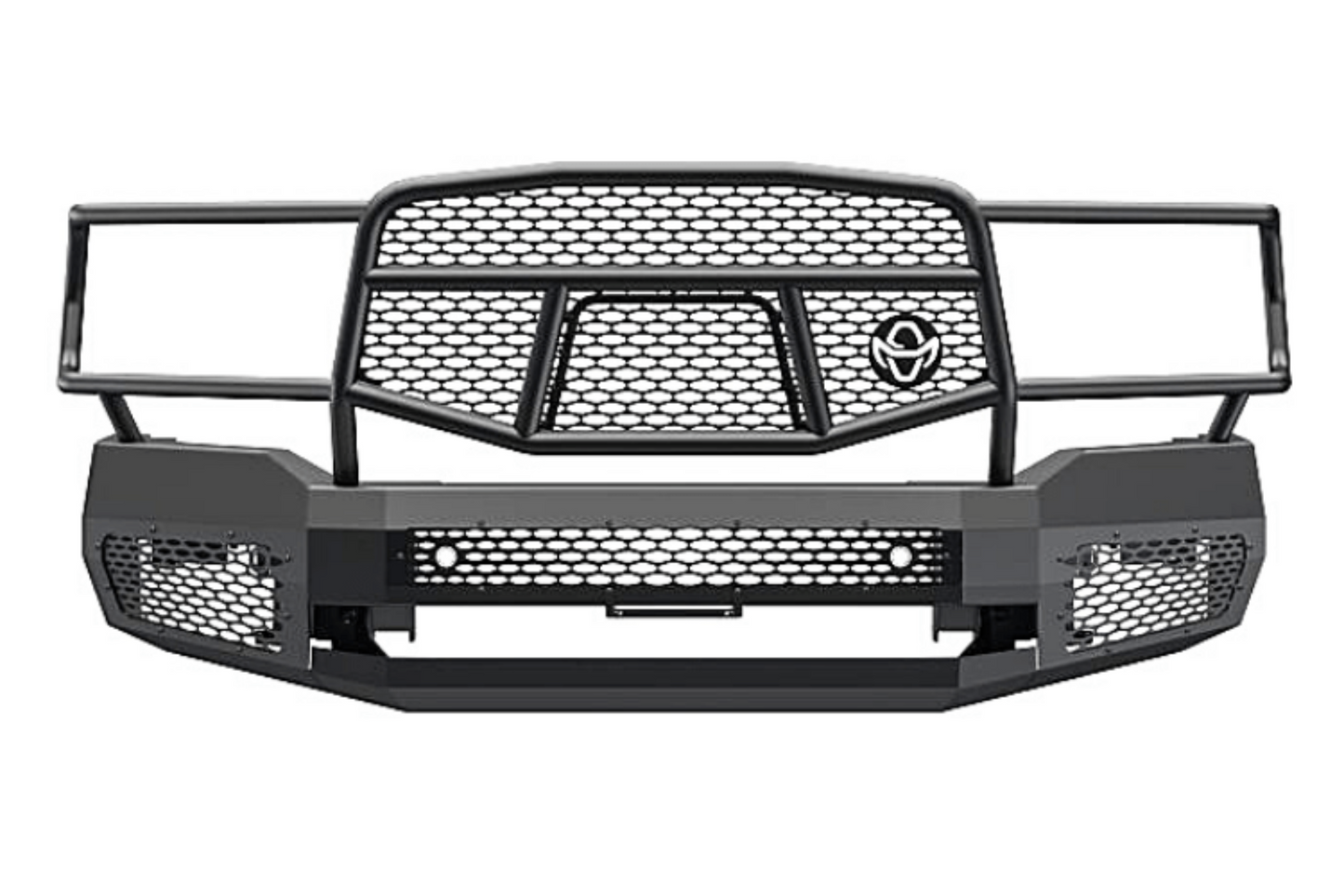 Ranch Hand MFD191BM1 2019-2024 Dodge Ram 2500/3500 Midnight Series Front Bumper with Grille Guard - MFD191BM1