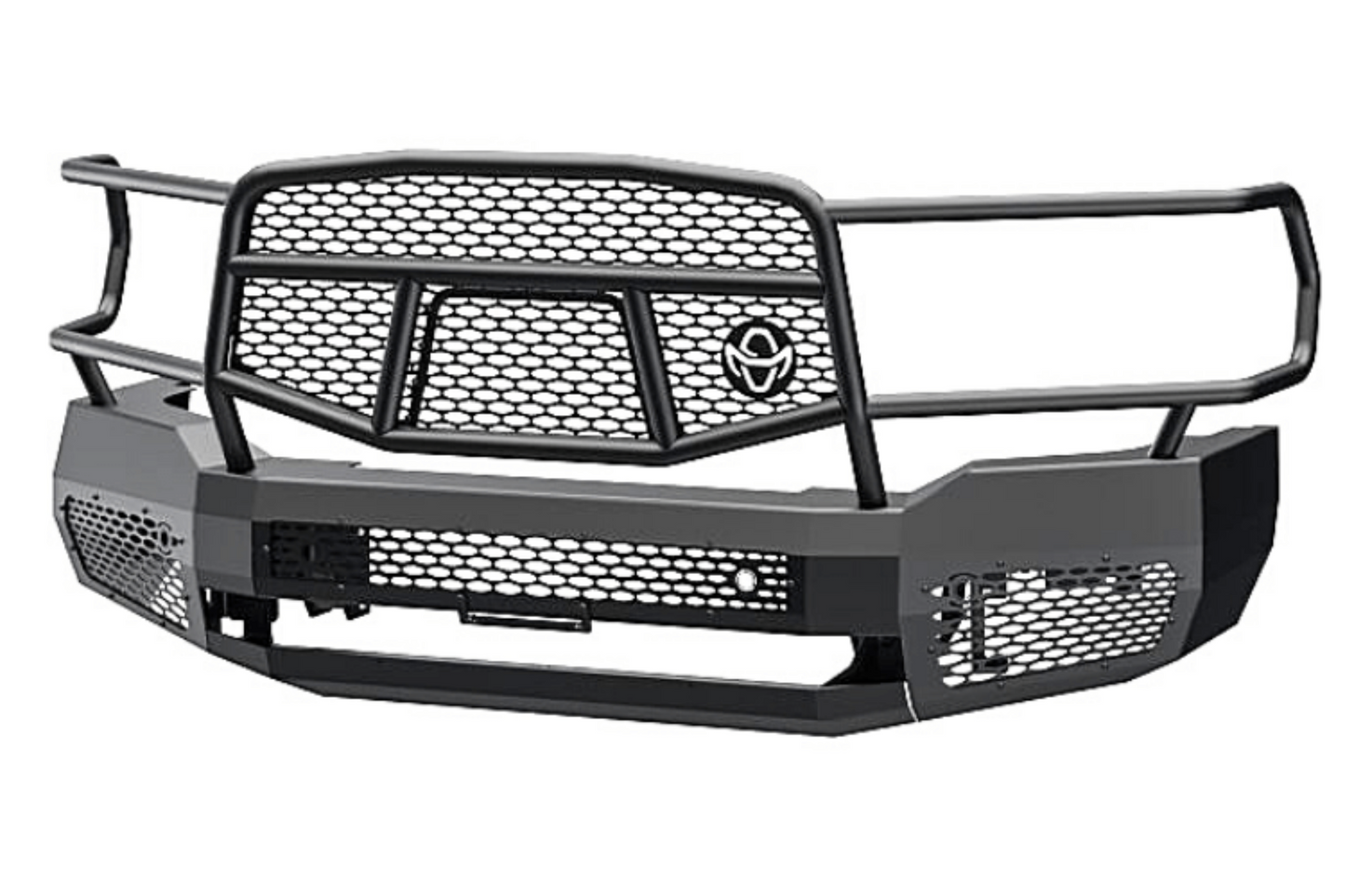 Ranch Hand MFD191BM1 2019-2024 Dodge Ram 2500/3500 Midnight Series Front Bumper with Grille Guard - MFD191BM1