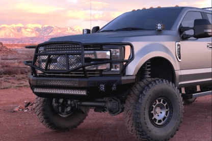 Ranch Hand MFF201BM1 2017-2022 Ford F250/ F350 Superduty Midnight Series Front Bumper With Grille Guard - MFF201BM1