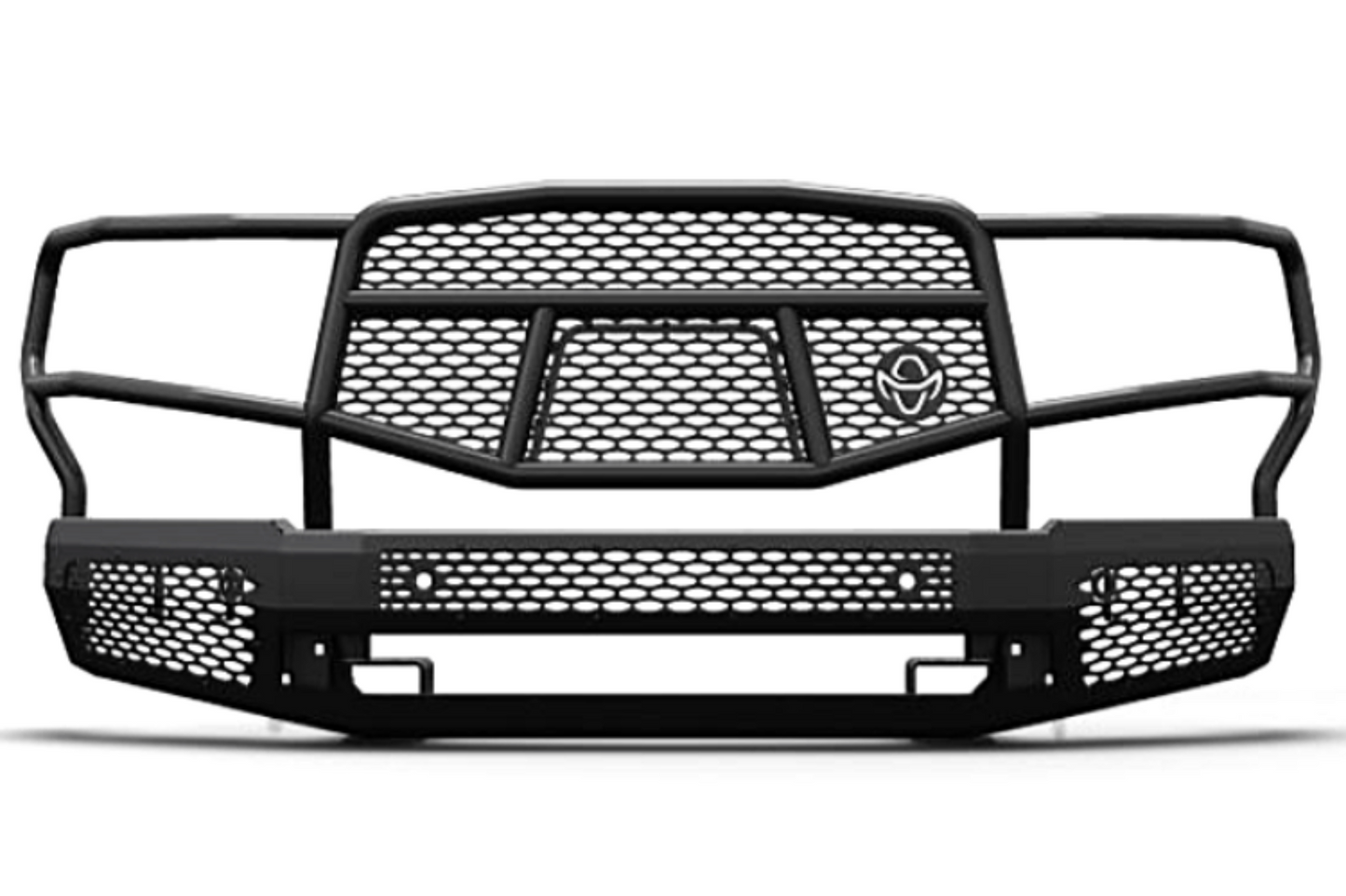 Ranch Hand MFF201BM1 2017-2022 Ford F250/ F350 Superduty Midnight Series Front Bumper With Grille Guard - MFF201BM1