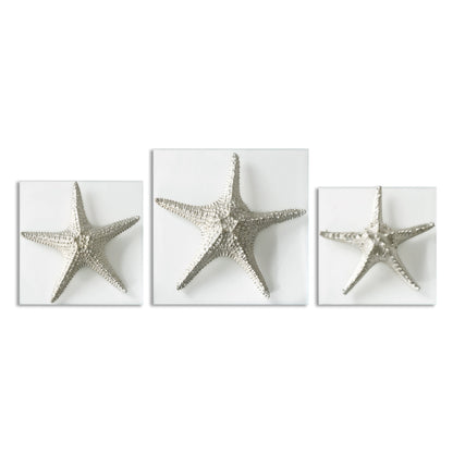 Uttermost Silver Starfish Wall Art, S/3 01129 - 01129