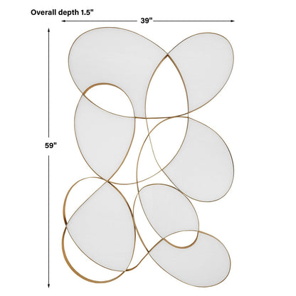 Uttermost Vagabond Metal & Glass Wall Decor 04312 - 04312