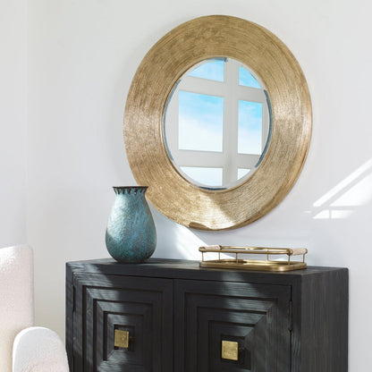 Uttermost Archer Gold Wire Round Mirror 09801 - 09801