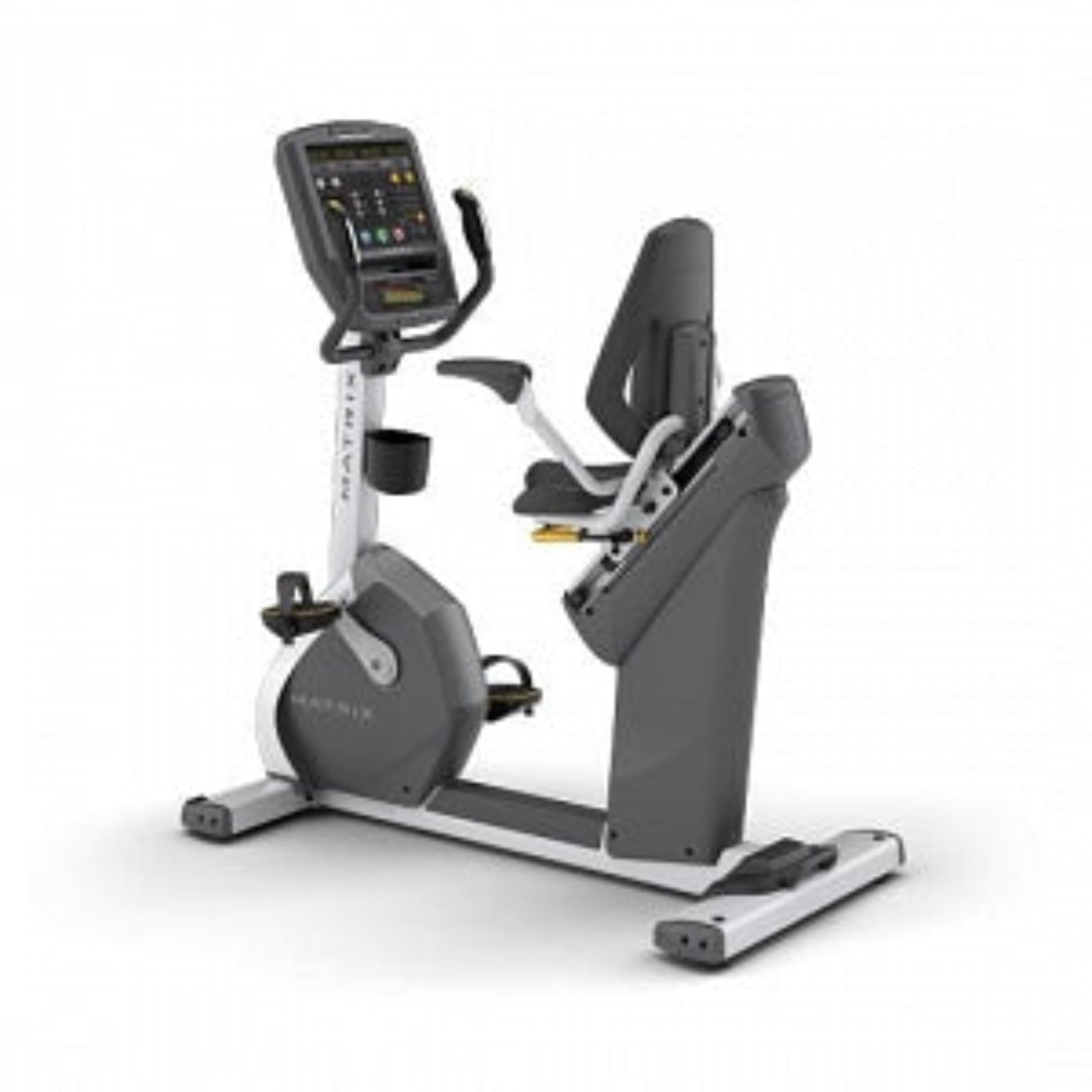 Johnson Health Tech Matrix R3x and ROM3 Recumbent Bikes - Matrix ROM3 Recumbent Cycle Bike with ROM and Dot Matrix LED Console, Profile Display - ROM3