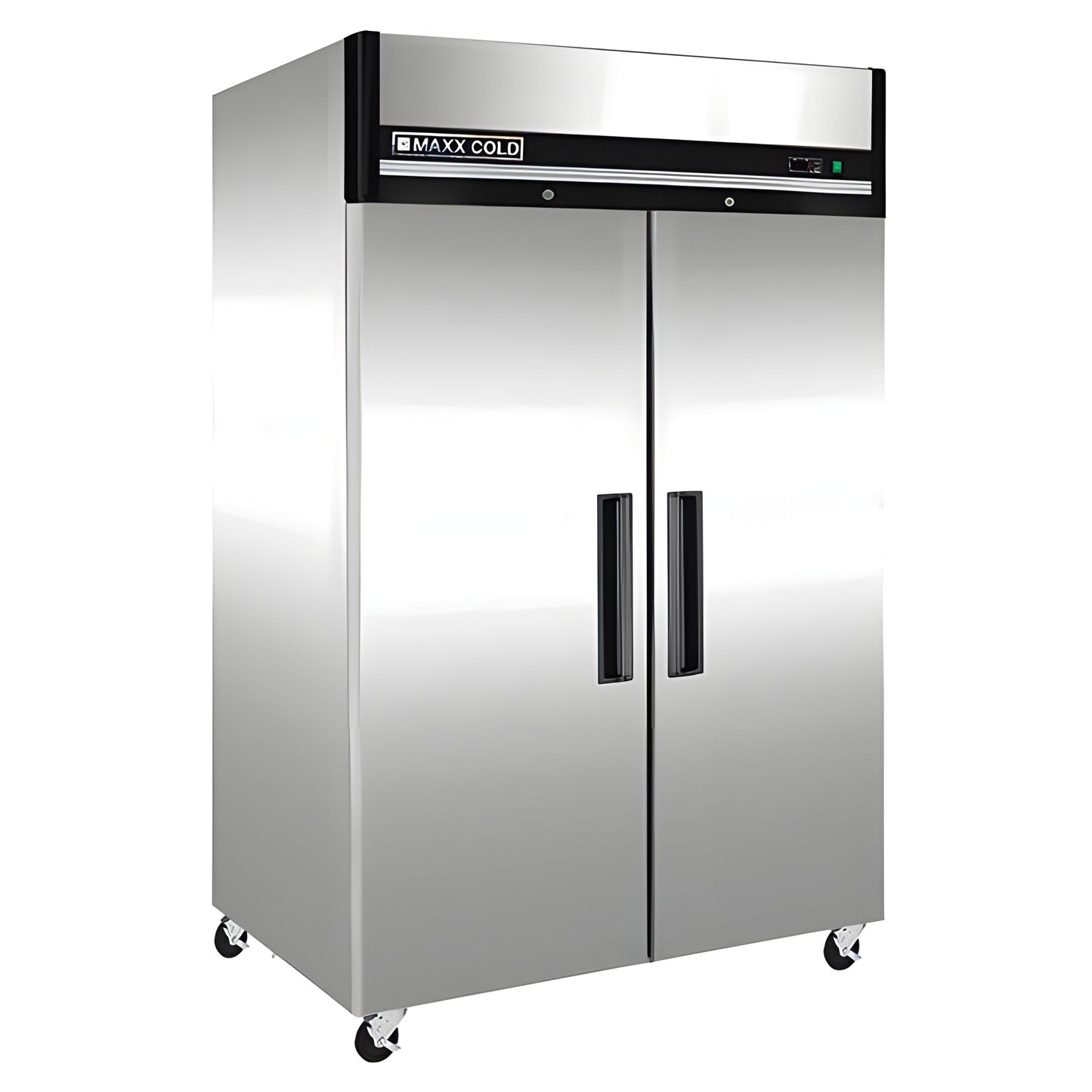 Maxx Cold Double Door Reach-In Freezer, Top Mount, 49 cu. ft., in Stainless Steel - MXCF-49FDHC
