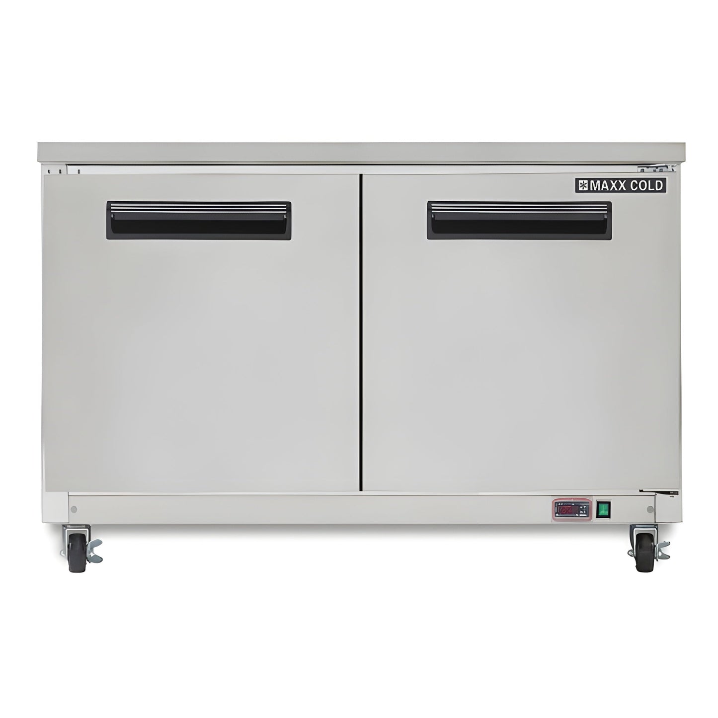 Maxx Cold Double Door Undercounter Freezer, 15.5 cu. ft. Storage Capacity, in Stainless Steel - MXCF60UHC