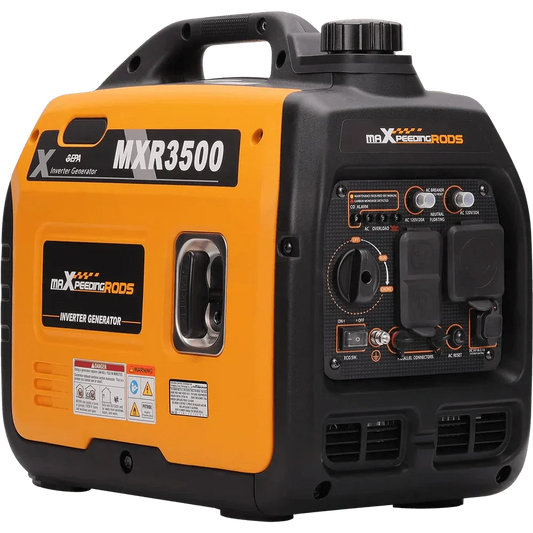Maxpeedingrods Inverter Generator 3000W/3500W Low THD Parallel and RV Ready with CO Alert - MXR3500-CA