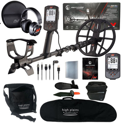 Minelab Manticore High Power Metal Detector with Free Gear - 3228-0200-free-gear-bundle