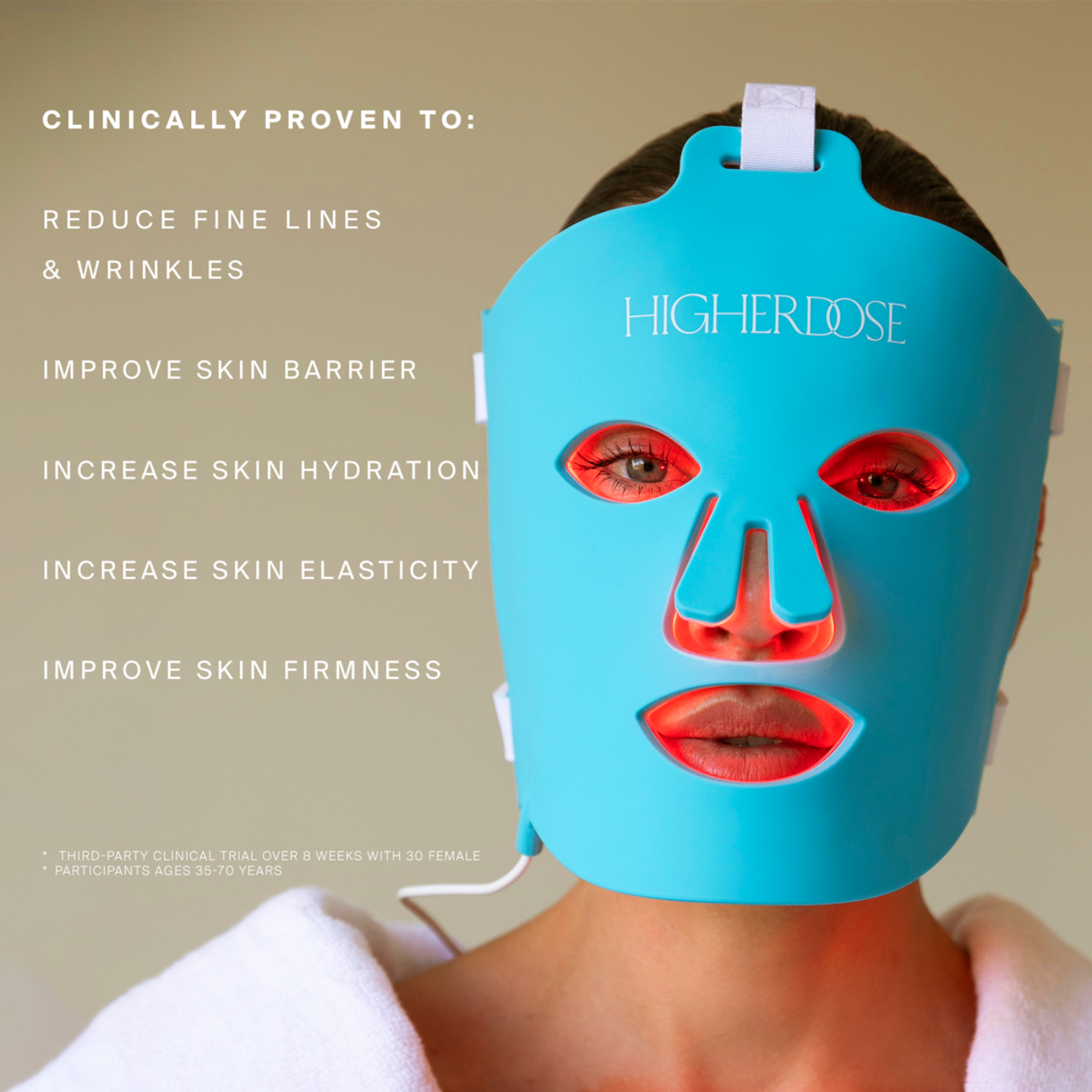 HigherDOSE Red Light Face Mask - MASK-V1