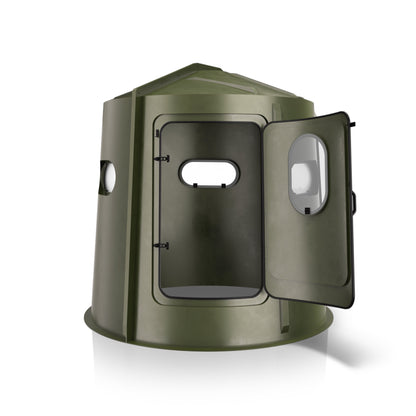 Maverick 5-Shooter GX Deer Blind in Green with Clear Windows - 00238