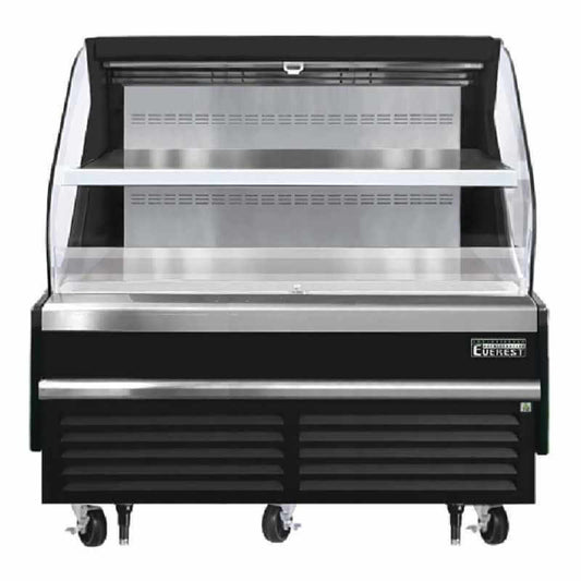Everest Commercial 60" Horizontal Open Air Display Merchandiser - EOMH-60-B-35-T
